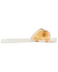 Ancient Greek Sandals - Filia Jelly Buckle-Detail Slides - Lyst