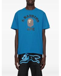 A Bathing Ape - College Crew-Neck T-Shirt - Lyst