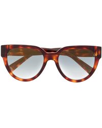 Givenchy - Tortoiseshell Cat Eye Sunglasses - Lyst
