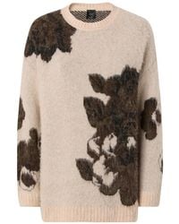 Pinko - Soft Jacquard Sweater - Lyst