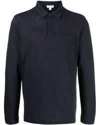 Sunspel - Riviera Long-sleeve Polo Shirt - Lyst