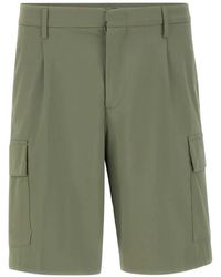 K-Way - Cargo Pleated Shorts - Lyst
