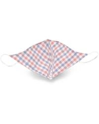 Isaia - Check-Pattern Face Mask - Lyst