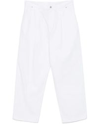 Moschino - Pleated Wide-Leg Trousers - Lyst