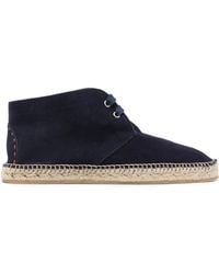 SCAROSSO - Mojave Suede Espadrilles - Lyst