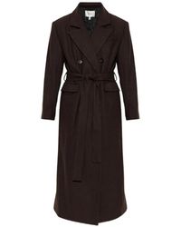 Gestuz - Gzvenja Double-Breasted Belted Coat - Lyst