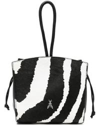 Patrizia Pepe - Zebra-Print Leather Clutch Bags - Lyst