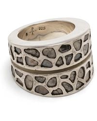 Parts Of 4 - Diamond Encrusted Sterling Ring - Lyst