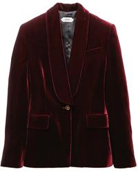 Versace - Viscose Velvet Blazer - Lyst