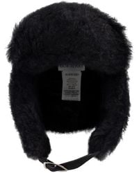 Burberry - Check Wool Trapper Hat - Lyst