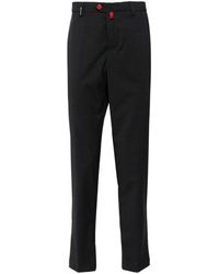 Kiton - Mid-Rise Straight-Leg Trousers - Lyst