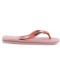 Havaianas - Brasil Sandalen Mit Logo - Lyst