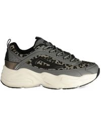 Fila - Leopard-Print Sneakers - Lyst