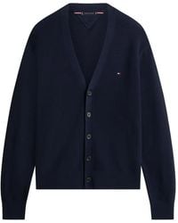 Tommy Hilfiger - V-Neck Button Cardigan - Lyst
