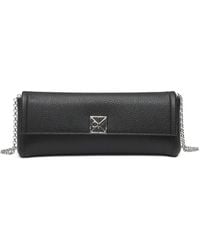 Calvin Klein - Logo-Plaque Chain-Strap Clutch Bag - Lyst