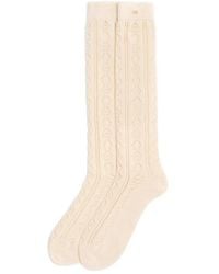Valentino Garavani - Vlogo Perforated Socks - Lyst