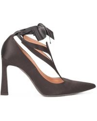 Alberta Ferretti - Lace-Up Pointed-Toe Pumps - Lyst