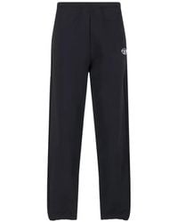 DIESEL - Cotton Sweatpants With Logo - Lyst