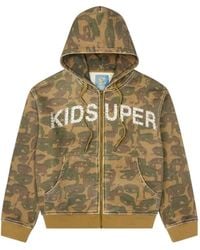 Kidsuper - Embellished Camouflage Hoodie - Lyst