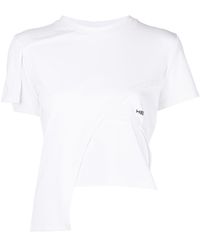 HELIOT EMIL - Logo-print Panelled T-shirt - Lyst