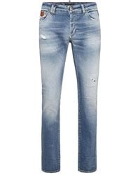 Philipp Plein - 5-Pocket Super Straight Cut Jeans - Lyst