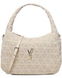 V73 - Braided Handle Logo Shoulder Bag - Lyst