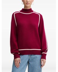 From Future - Contrast-Trim Roll-Neck Sweater - Lyst