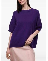 STAUD - Sorrento Short-Sleeve Sweater - Lyst