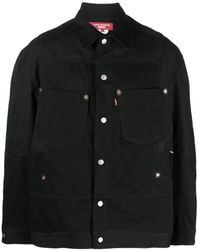 Junya Watanabe - Buttoned Cotton Shirt Jacket - Lyst