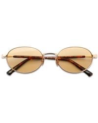 Gast - Jade 01B Sonnenbrille Mit Rundem Gestell - Lyst