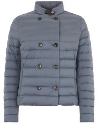 Moorer - Quilted Double-Breasted Jacket - Lyst
