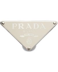 Prada - Fibbia Per Cintura Con Logo Triangolare - Lyst