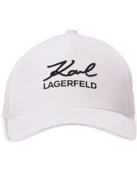Karl Lagerfeld - Logo-embroidered Baseball Cap - Lyst