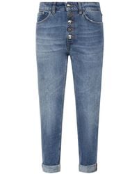 Dondup - Vaqueros Con Botones - Lyst