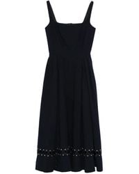 Maje - Flared Midi-Jurk - Lyst