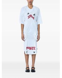 LUEDER - Shirred Football Dress - Lyst