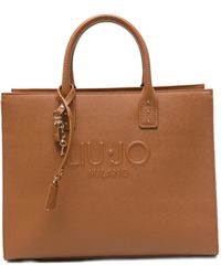 Liu Jo - Logo-Embossed Tote Bag - Lyst