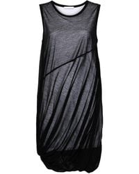 Helmut Lang - Doorzichtige Mini-Jurk - Lyst