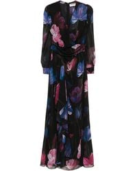 La Petite Robe Di Chiara Boni - フローラル ラッフル マキシドレス - Lyst
