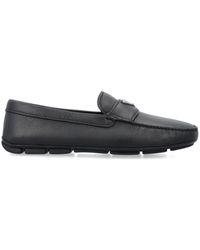 Prada - Drive Leather Loafers - Lyst