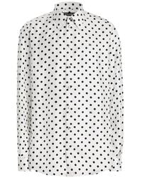 Dolce & Gabbana - Polka Dot-Print Twill Shirt - Lyst