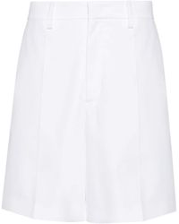 Valentino Garavani - Short en coton à plis marqués - Lyst