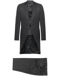 Canali - Wollen Pak Met Enkele Rij Knopen - Lyst