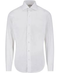 Barba Napoli - Long-Sleeve Cotton Shirt - Lyst