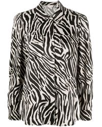 Liu Jo - Blouse Met Zebraprint - Lyst