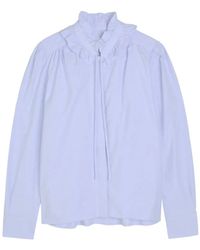Citizens of Humanity - Calista Frilled Cotton Blouse - Lyst