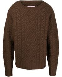 Martine Rose - Cable-knit Jumper - Lyst
