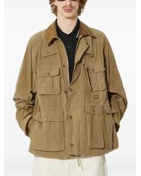 Barbour - Multiple-Pocket Corduroy-Collar Jacket - Lyst