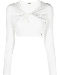 Cult Gaia - Avani Twisted Crop Top - Lyst