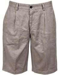 Devore - Pleated-Detai Chino Shorts - Lyst